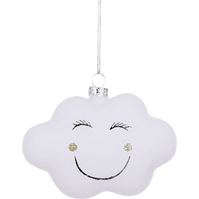 Подвеска облако HOUSE OF SEASONS, белая, 11*4*7 см 85141